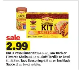 Meijer Old El Paso Dinner Kit offer