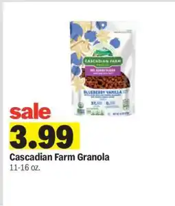 Meijer Cascadian Farm Granola offer