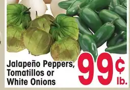 Jewel-Osco Jalapeño Peppers, Tomatillos or White Onions offer