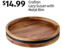 Aldi Crofton Lazy Susan with Metal Rim offer