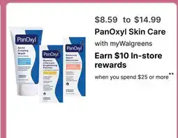 Walgreens PanOxyl Skin Care offer