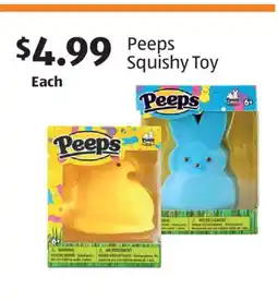 Aldi Peeps Squishy Toy offer