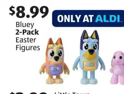 Aldi Bluey 2-Pack Easter Figures offer