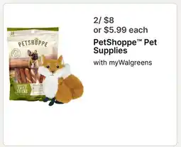 Walgreens PetShoppe Pet Supplies offer