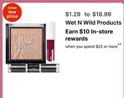 Walgreens Wet N Wild Products offer