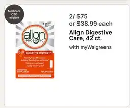 Walgreens Align Digestive Care, 42 ct offer
