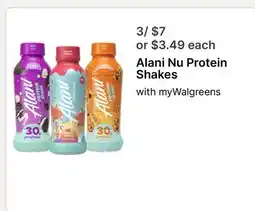 Walgreens Alani Nu Protein Shakes offer