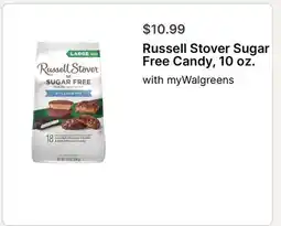Walgreens Russell Stover Sugar Free Candy, 10 oz offer
