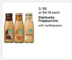 Walgreens Starbucks Frappuccino offer