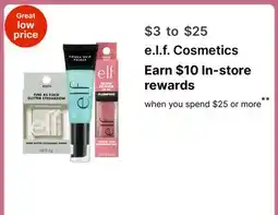 Walgreens e. l. f. Cosmetics offer