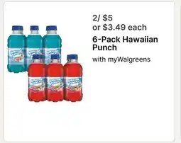 Walgreens 6-Pack Hawaiian Punch offer
