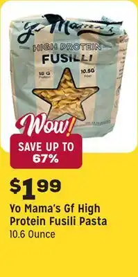 Grocery Outlet Gf High Protein Fusili Pasta offer