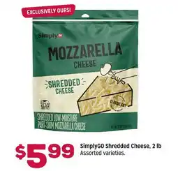 Grocery Outlet SimplyGO Shredded Cheese offer