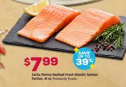 Grocery Outlet Santa Monica Seafood Fresh Atlantic Salmon Portion offer