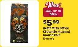 Grocery Outlet Chocolate Hazelnut Ground Coff offer