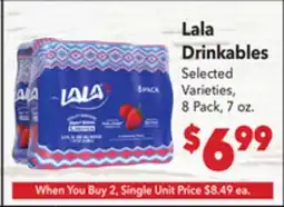 Vallarta Supermarkets Lala Drinkables offer