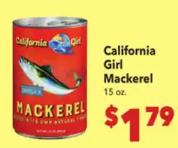 Vallarta Supermarkets California Girl Mackerel offer