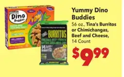 Vallarta Supermarkets Yummy Dino Buddies offer