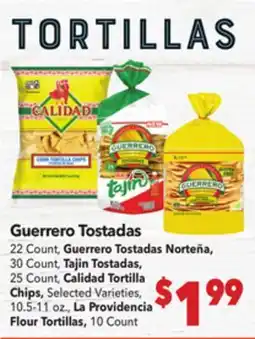 Vallarta Supermarkets Guerrero Tostadas offer