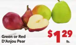 Vallarta Supermarkets Green or Red / D'Anjou Pear offer