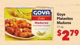 Vallarta Supermarkets Goya Platanitos Maduros offer