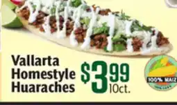 Vallarta Supermarkets Vallarta Homestyle Huaraches offer