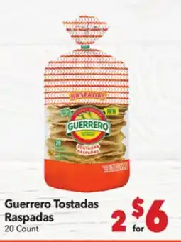 Vallarta Supermarkets Guerrero Tostadas Raspadas offer