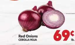 Vallarta Supermarkets Red Onions / CEBOLLA ROJA offer