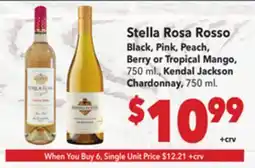 Vallarta Supermarkets Stella Rosa Rosso offer