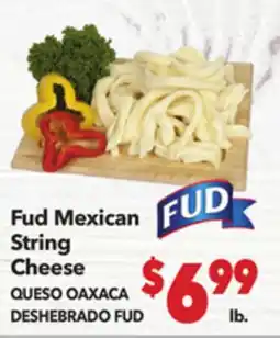 Vallarta Supermarkets Fud Mexican String Cheese / QUESO OAXACA DESHEBRADO FUD offer