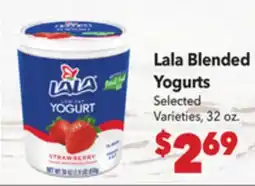 Vallarta Supermarkets Lala Blended Yogurts offer
