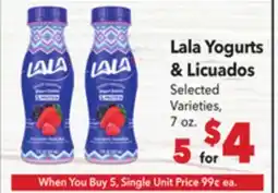 Vallarta Supermarkets Lala Yogurts & Licuados offer