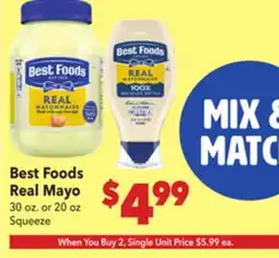 Vallarta Supermarkets Best Foods Real Mayo offer