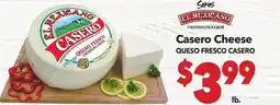 Vallarta Supermarkets Casero Cheese / QUESO FRESCO CASERO offer