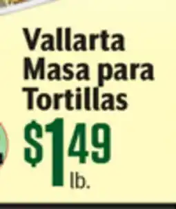 Vallarta Supermarkets Vallarta Masa para Tortillas offer