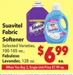 Vallarta Supermarkets Suavitel Fabric Softener offer
