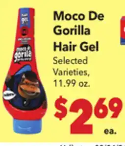 Vallarta Supermarkets Moco De Gorilla Hair Gel offer