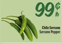 El Super Serrano Pepper offer