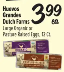 El Super Large Organic or Pasture Raised Eggs offer