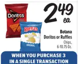 El Super Doritos or Ruffles Chips offer