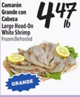 El Super Camarón Grande con Cabeza offer