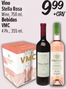 El Super Stella Rosa Wine, 750ml. or VMC 4Pk.,355ml offer