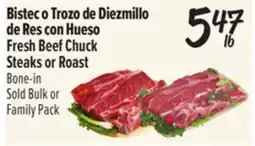 El Super Fresh Beef Chuck Steaks or Roast offer