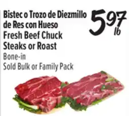 El Super Fresh Beef Chuck Steaks or Roast offer