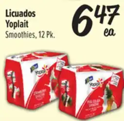 El Super Yoplait Smoothies offer