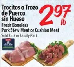 El Super Fresh Boneless Pork Stew Meat or Cushion Meat offer