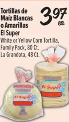 El Super White or Yellow Corn Tortilla offer