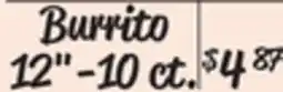 El Super Burrito offer