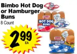 Superior Grocers Bimbo Hot Dog or Hamburger Buns offer