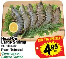 Superior Grocers Head-On Large Shrimp offer